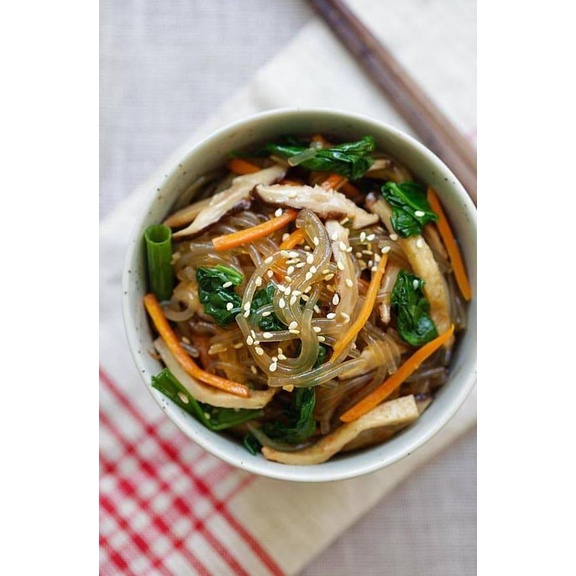 

FAMILY SIZE HOMEMADE JAPCHAE/ SOUN GORENG KOREA / HALAL / BAHAN IMPORT