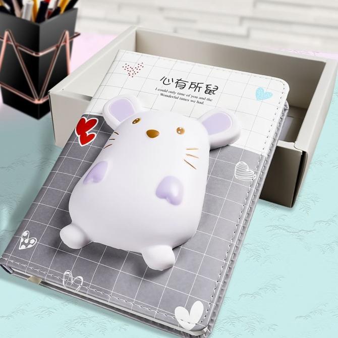 

Notebook Squishy Diary lucu / Agenda jurnal planner / Buku tulis MOUSE