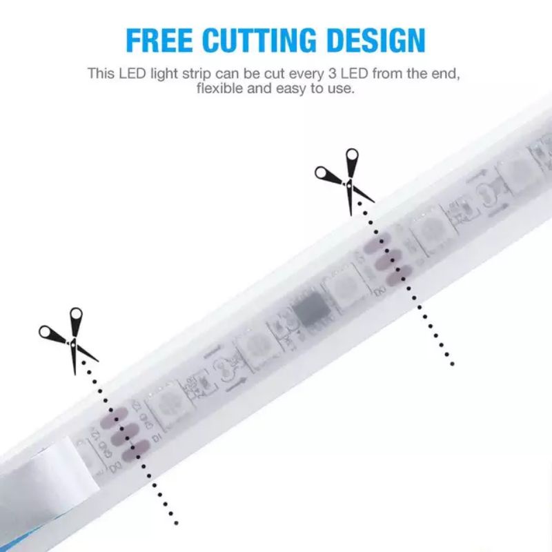 ID MOTOLED LAMPU ALIS REMOTE DRL RGB 60 CM MOBIL MOTOR NEW OLD NMAX VARIO PCX ADV MURAH 8 WARNA 7