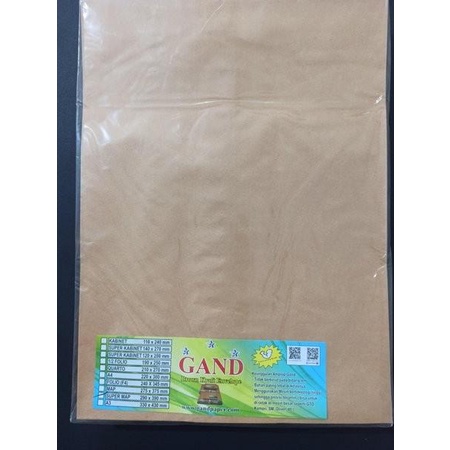 

ATK AMPLOP COKLAT 29X39CM AMPLOP COKLAT SUPER MAP 100PCS