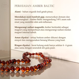 Baltic Amber Necklace for Adult and Baby K207 #4