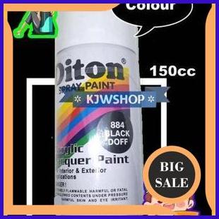 sparepart Black Doff 884 Cat Semprot Diton 150cc Spray Helm Sepeda Motor Hitam Dop Dof Matt Matte 1