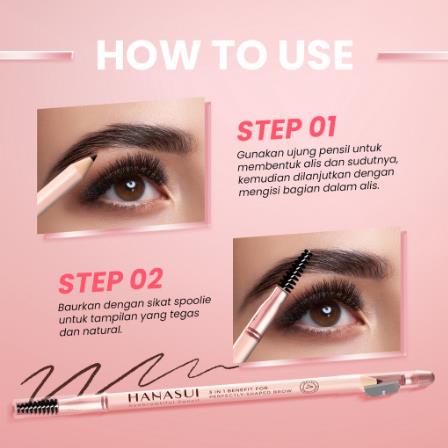 ^ KYRA ^ Hanasui Pensil Alis Eyebrow Eyebrowtiful Pencil 3 in 1 Benefit Perfectly Shaped Brow