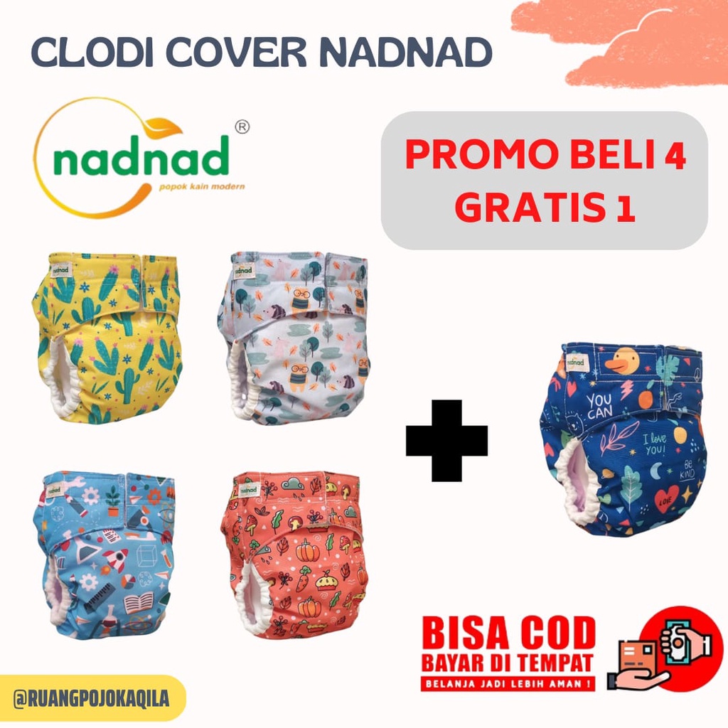 Clodi Nadnad Popok Diapers Kain Cuci Ulang