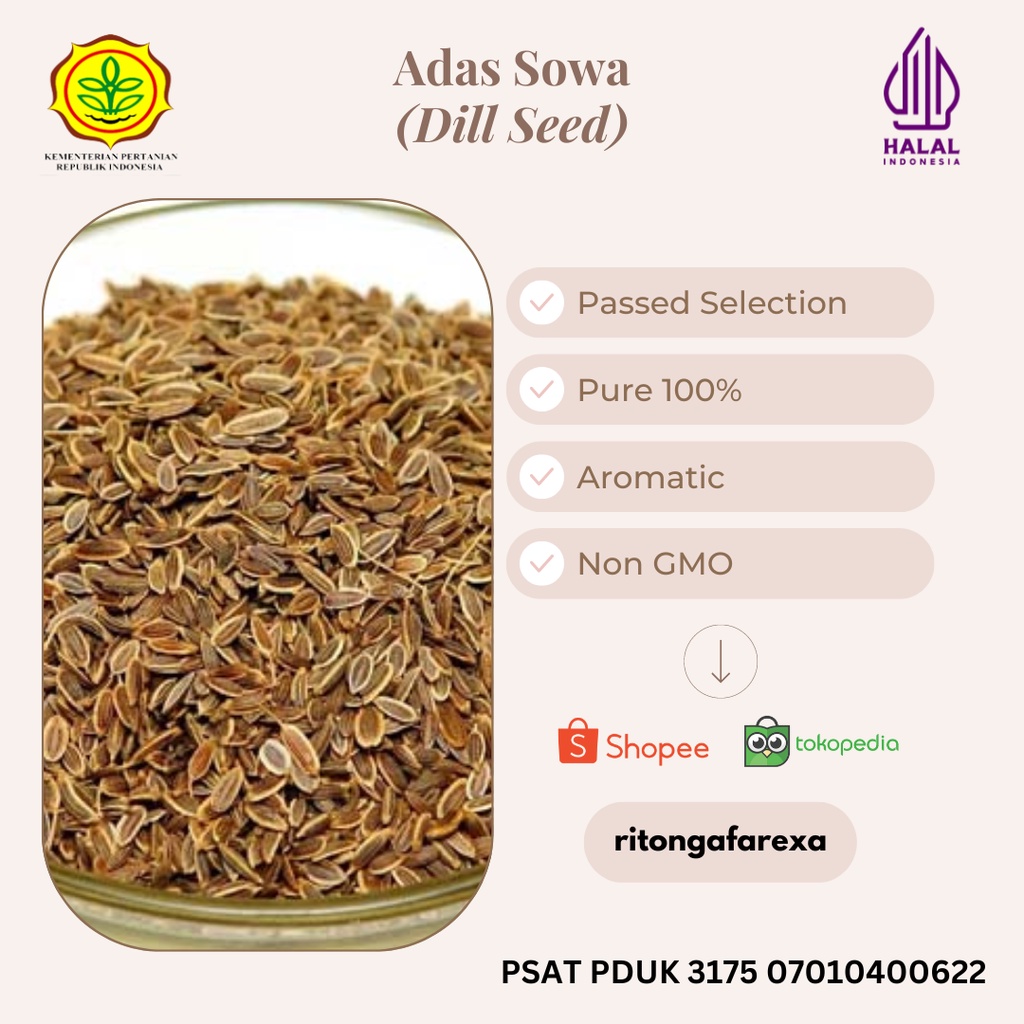 

DILL SEED ORGANIC / ADAS SOWA HALAL