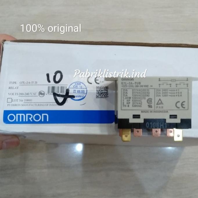 Relay G7L 2A TUB 25A coil 220v AC Omron original spare part AC Daikin