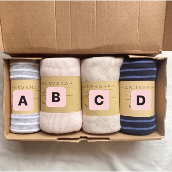 Bayi Swaddle Akusvara New Motif ( Satuan ) - Bedong Bayi/Selimutbayi