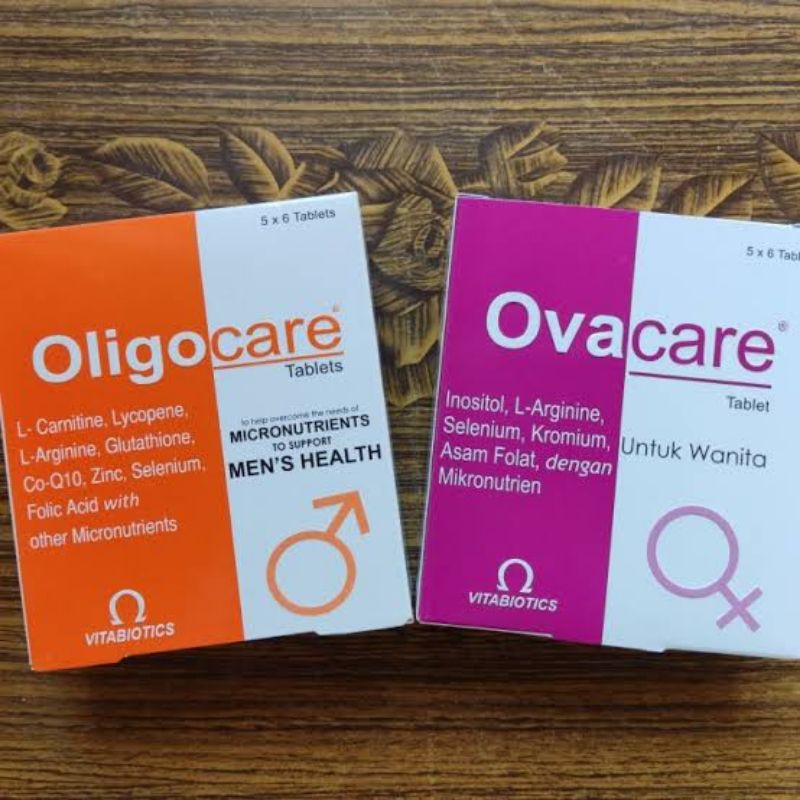 vitamin kesuburan wanita dan pria| oligocare dan ovacare