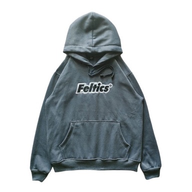 Feltics emblem bordir / jaket hoodie distro unisex / hoodie pria wanita terbaru 2023