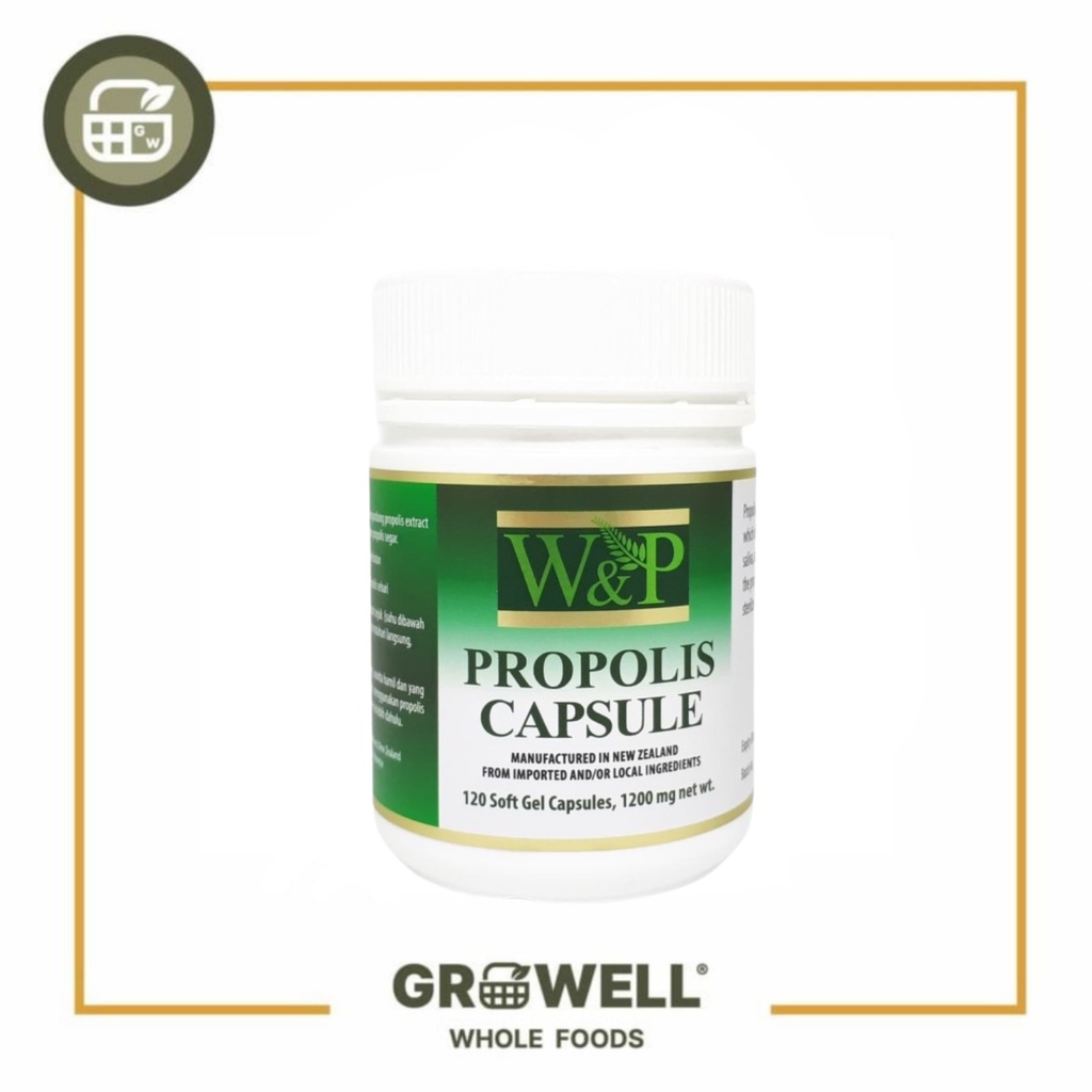 W&P PROPOLIS CAPSULE 120 SOFT GEL