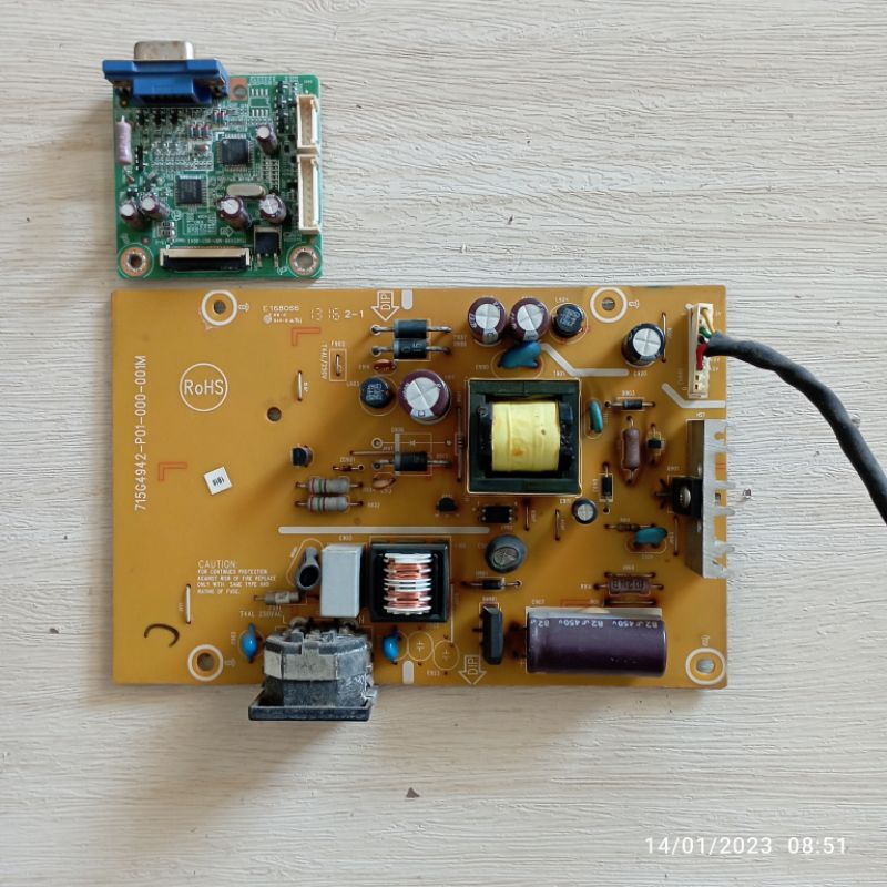 MB MOBO MAINBOARD MODULE MESIN TV MONITOR BENQ G615HDPL