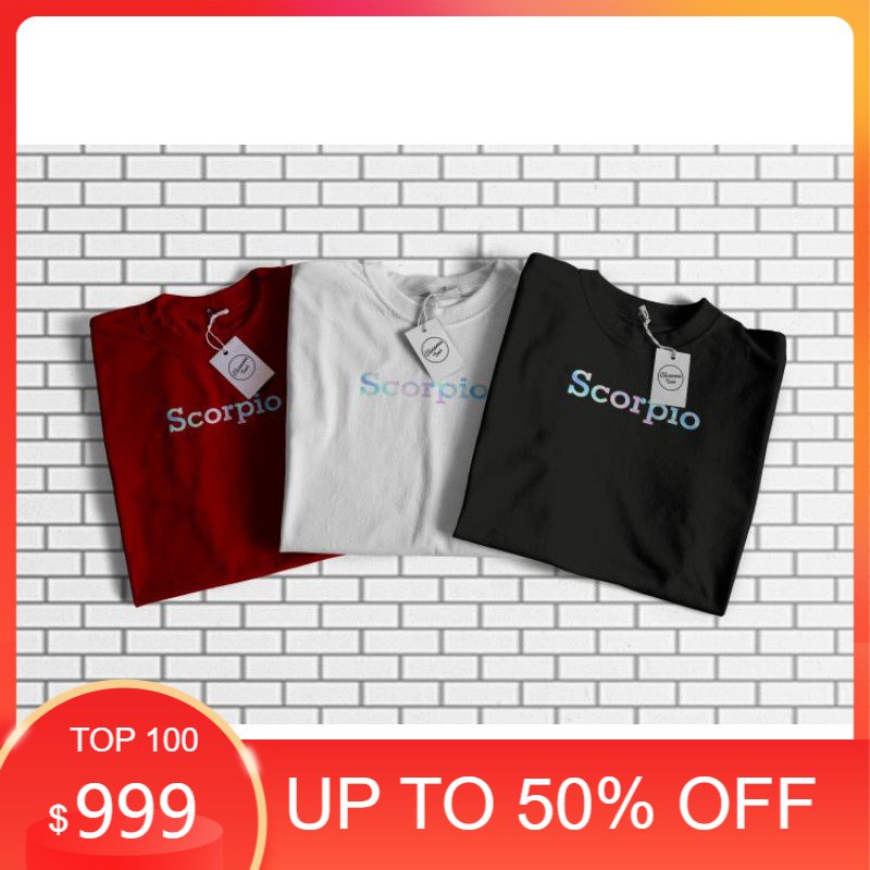 BAJU ZODIAK KAOS SCORPIO