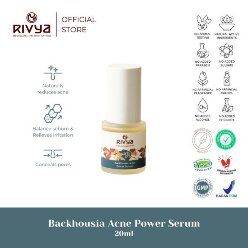 Rivya Backhousia Acne Power Serum 20ml