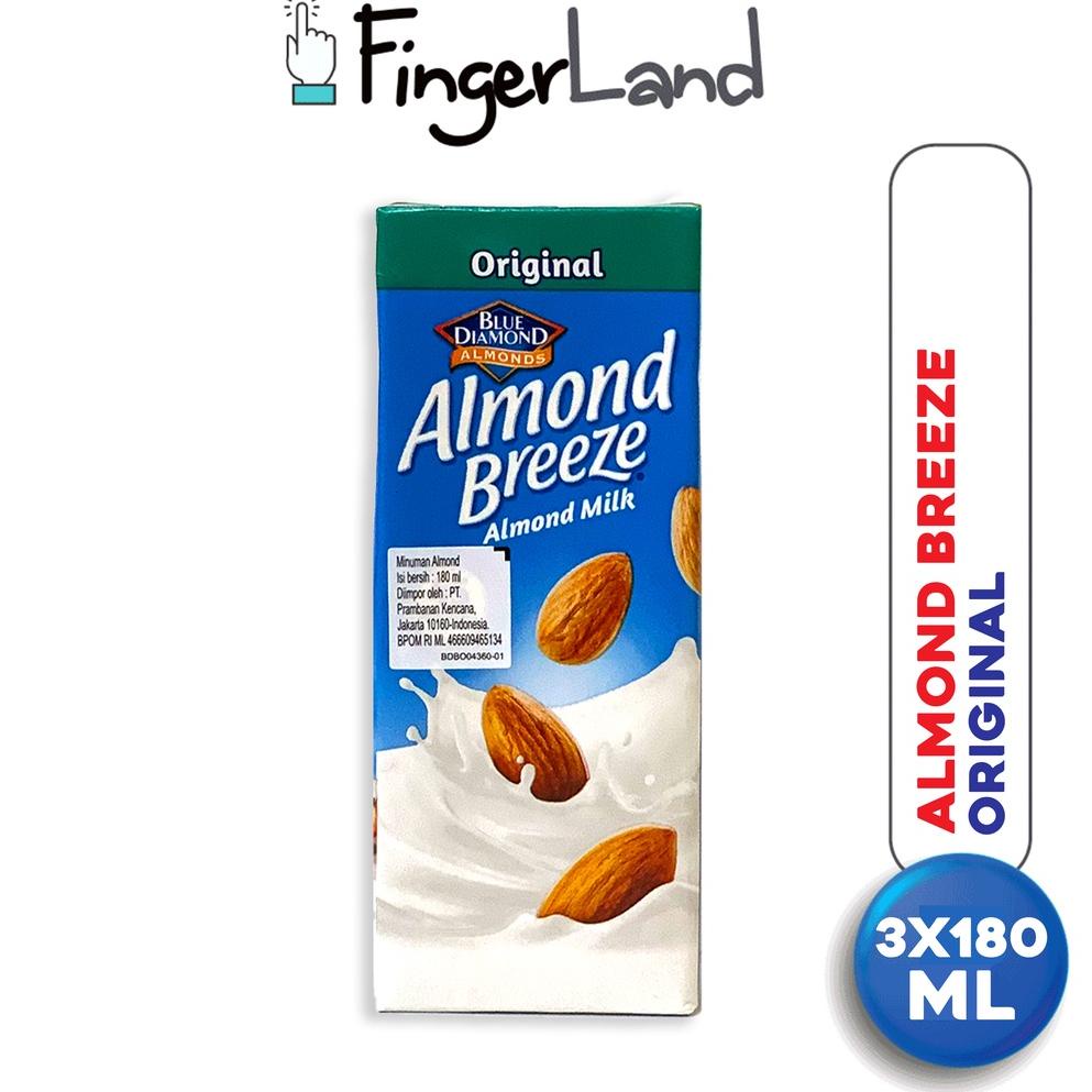 

fdz-18 ALMOND BREEZE Almond Milk Original 180 ml Susu Almond Original 3 PCS Top Seller