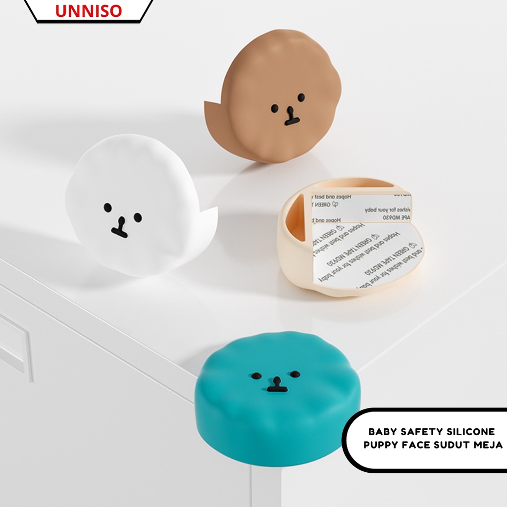 UNNISO - Baby Safety Silicone Puppy Face Pengaman Sudut Meja