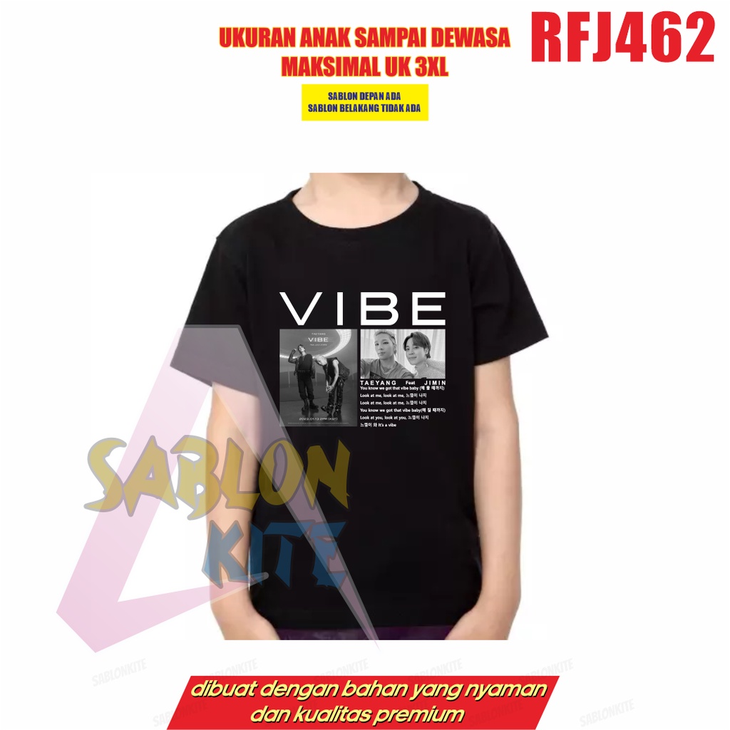 Kaos Kpop VIbe taeyang feat jimin RFJ462 foto