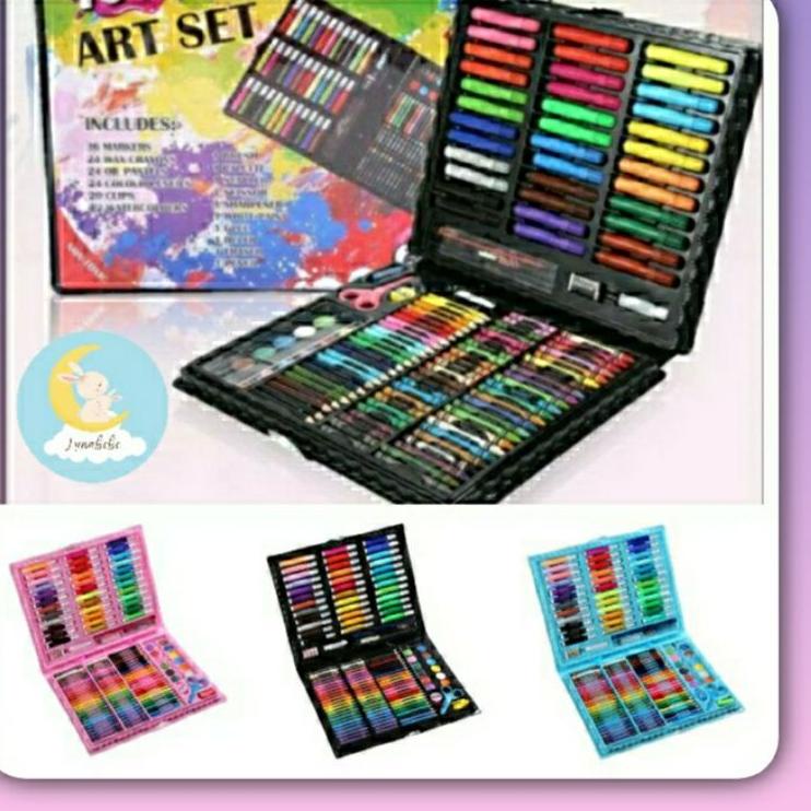 

Paket Spesial Krayon Anak Set Koper 150 in 1 Crayon Mewarnai dan Melukis Lengkap dengan Cat Air / Crayon Pensil Warna 150 Set / Crayon Menggambar Mewarnai Melukis