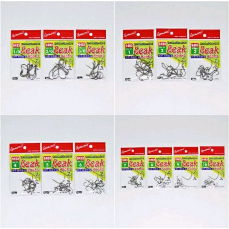Beak Hooks Gamamis 9403 Mata kail