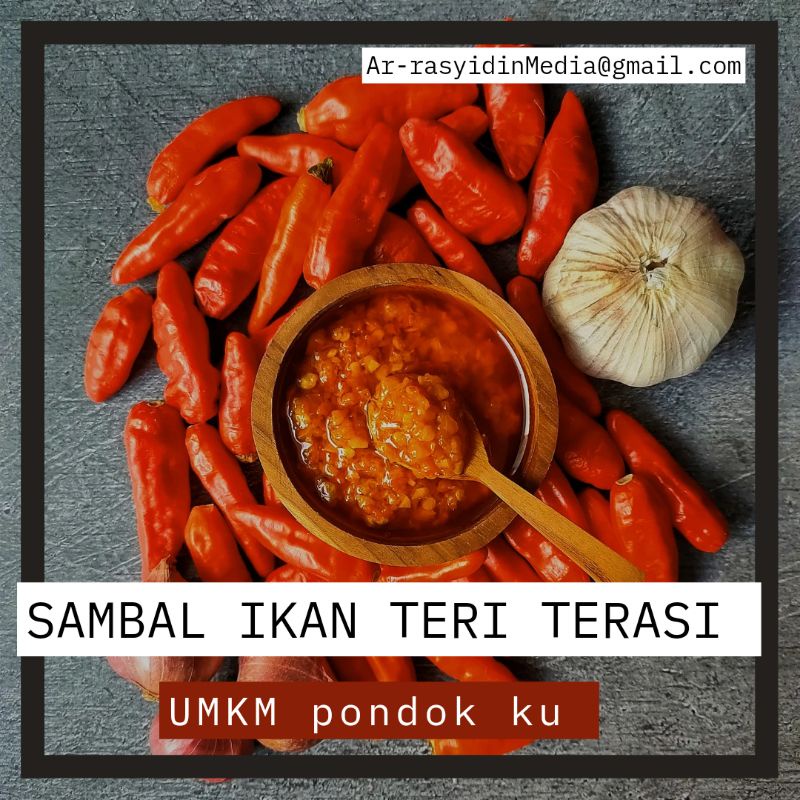 

Sambal Teri Terasi Madura Alami 100gr
