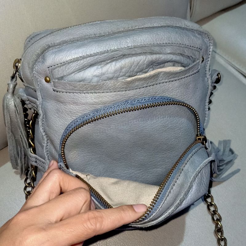 Thursday Island Kulit asli, kulit gemoy Sling bag