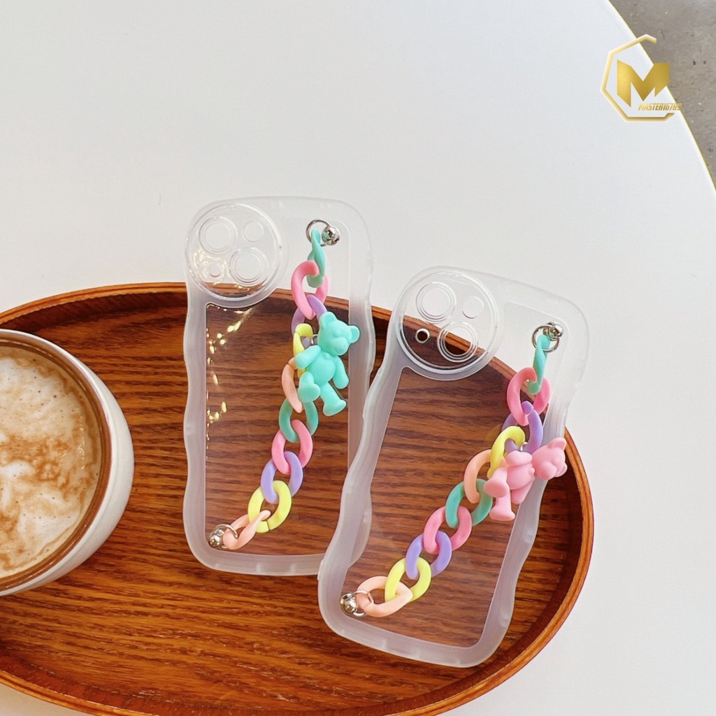 GC01 SOFTCASE GELOMBANG WAVE CLEAR RANTAI FOR REALME 5 5I 5S C3 9 9I 10 C11 C12 C25 C15 C20 C21 C21Y C25Y C30 C31 C33 C35 MA3913