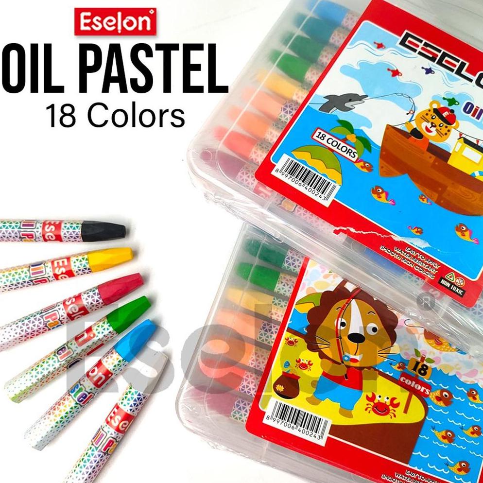 

1.1 HARGA GROSIR Crayon / Oil Pastel / Crayon Eselon 18 colors