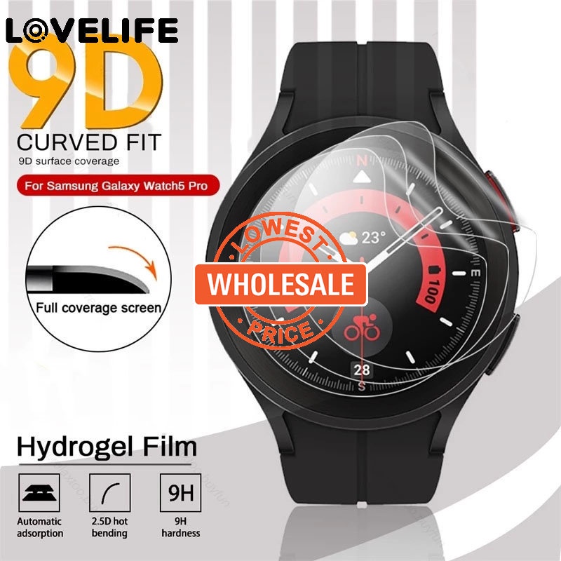 [Harga Grosir]1pc Film Hydrogel Pelindung Layar Anti Gores 40mm 44mm Untuk SmartWatch Samsung Galaxy Watch 5