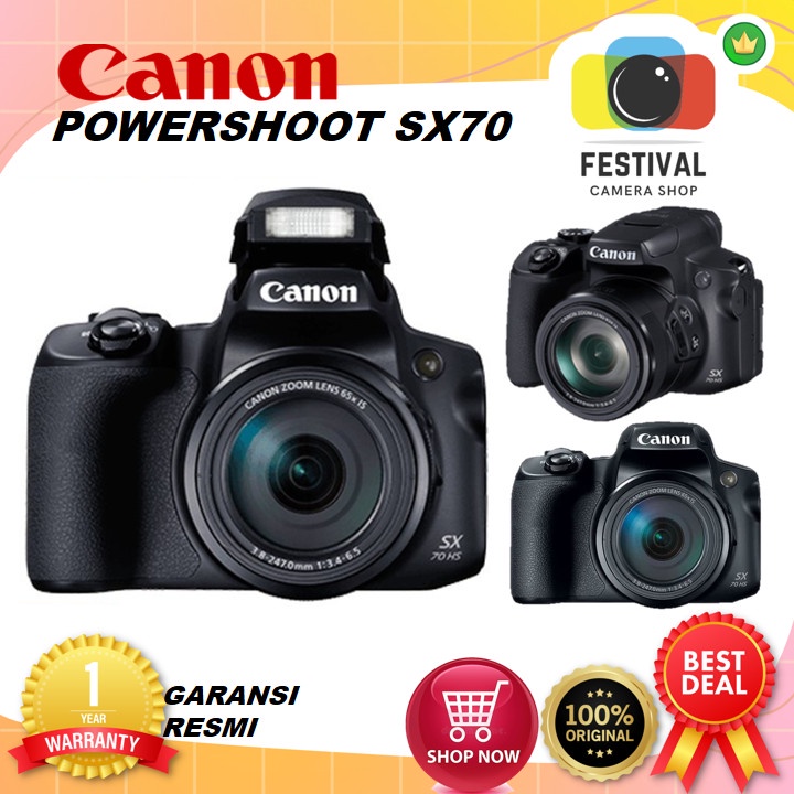 Canon PowerShot SX70 HS Digital Camera / SX70 / SX 70 HS RESMI