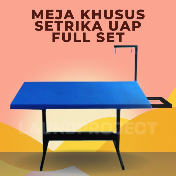 :::::::] Meja Gosokan Setrika Uap MISTERMOTO Lengkap dengan Busa dan Alas Kain
