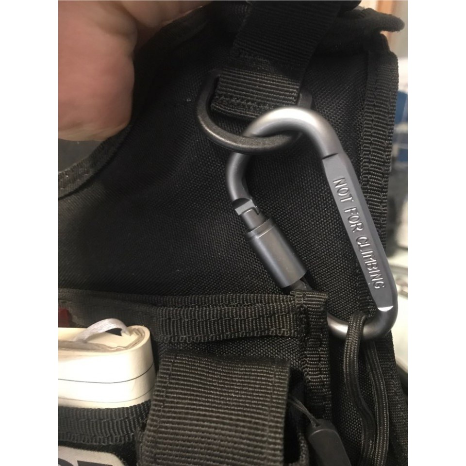 Carabiner Travel Survival Kit - Set of 6pcs