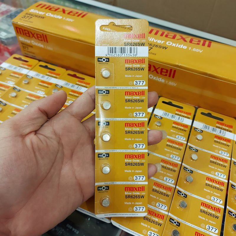 Baterai jam tangan MAXELL SR 626 SW Original