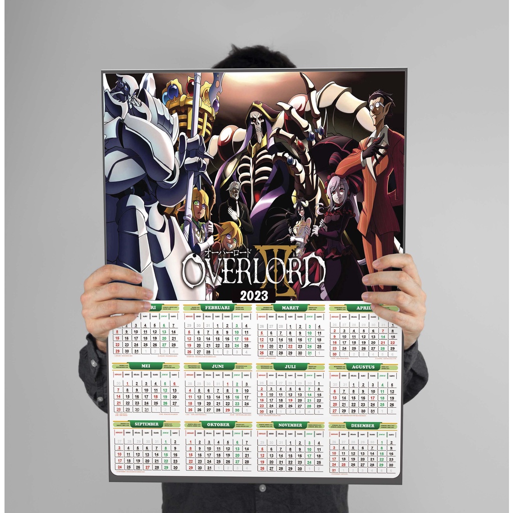 

Kalender 2025 Anime Overlord, Full 12 Bulan Kalender Anime