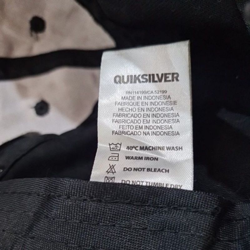 TOPI QUIKSILVER PRELOVED ORI
