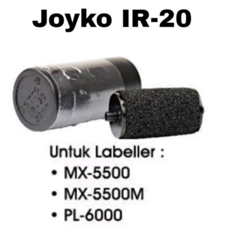 

Joyko Ink Roller Tinta Hitam Label Harga IR-20 20 mm / Refill Tinta Alat MX-5500 Label Satu Baris