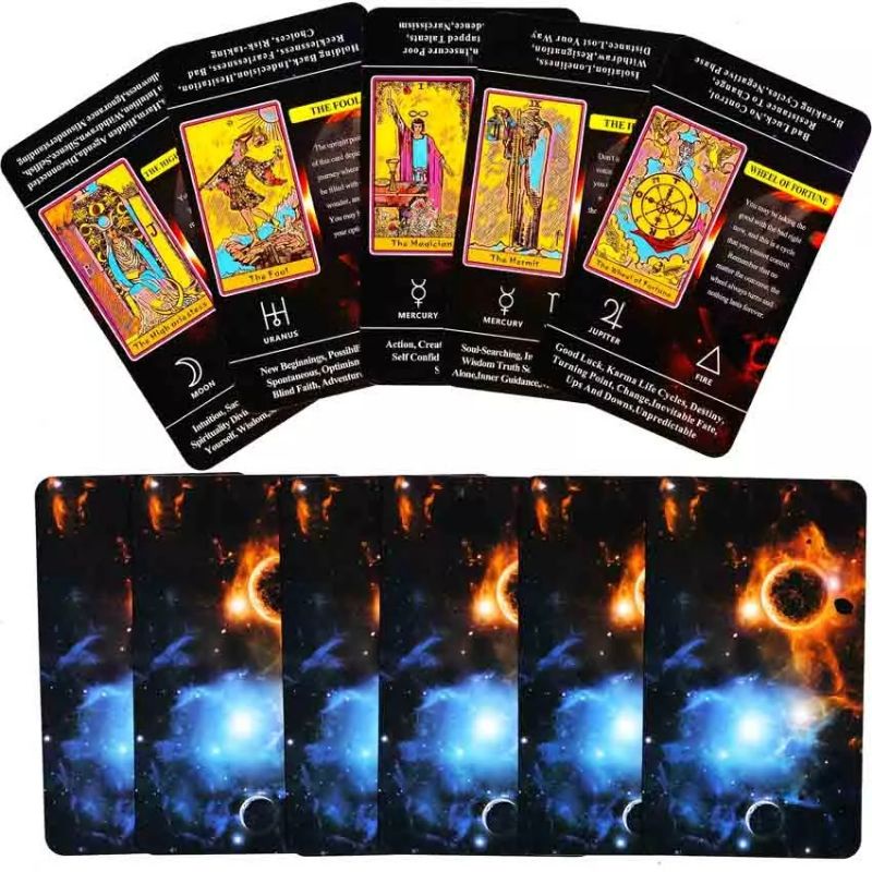 Tarot with Keywords Hardcase 12x6cm include guide paper