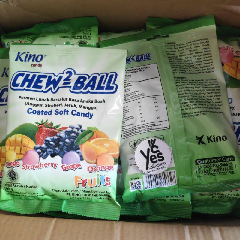 Permen Lunak Chewey Durian bangkok Mangga Arumanis Chew2ball 1 bag Candy  Chew2 Ball rasa Manggo Strawberry Grape Orange Fruits