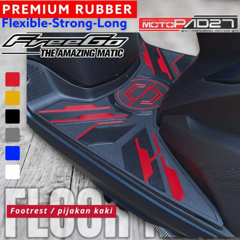 Karpet Freego 125 New Alas Pijakan kaki Freego 125 New Rubber