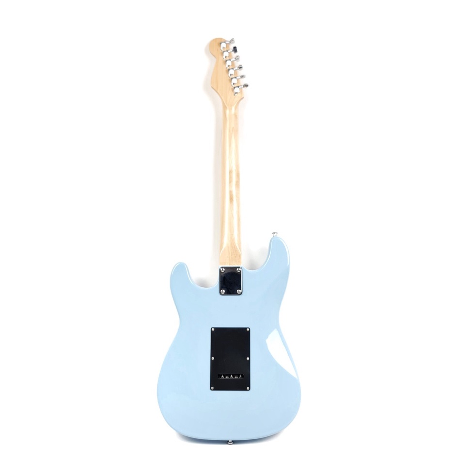 Gitar Elektrik Merk Fender Model Stratocaster Warna Blue Ocean Bonus Tas dan Kabel Jack Listrik Strato Caster Murah Jakarta