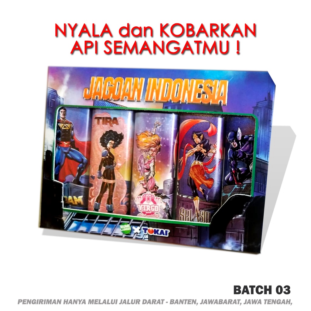BATU_ Bumilangit Tokai Korek Api Gas - Set Jagoan Indonesia Seri 03