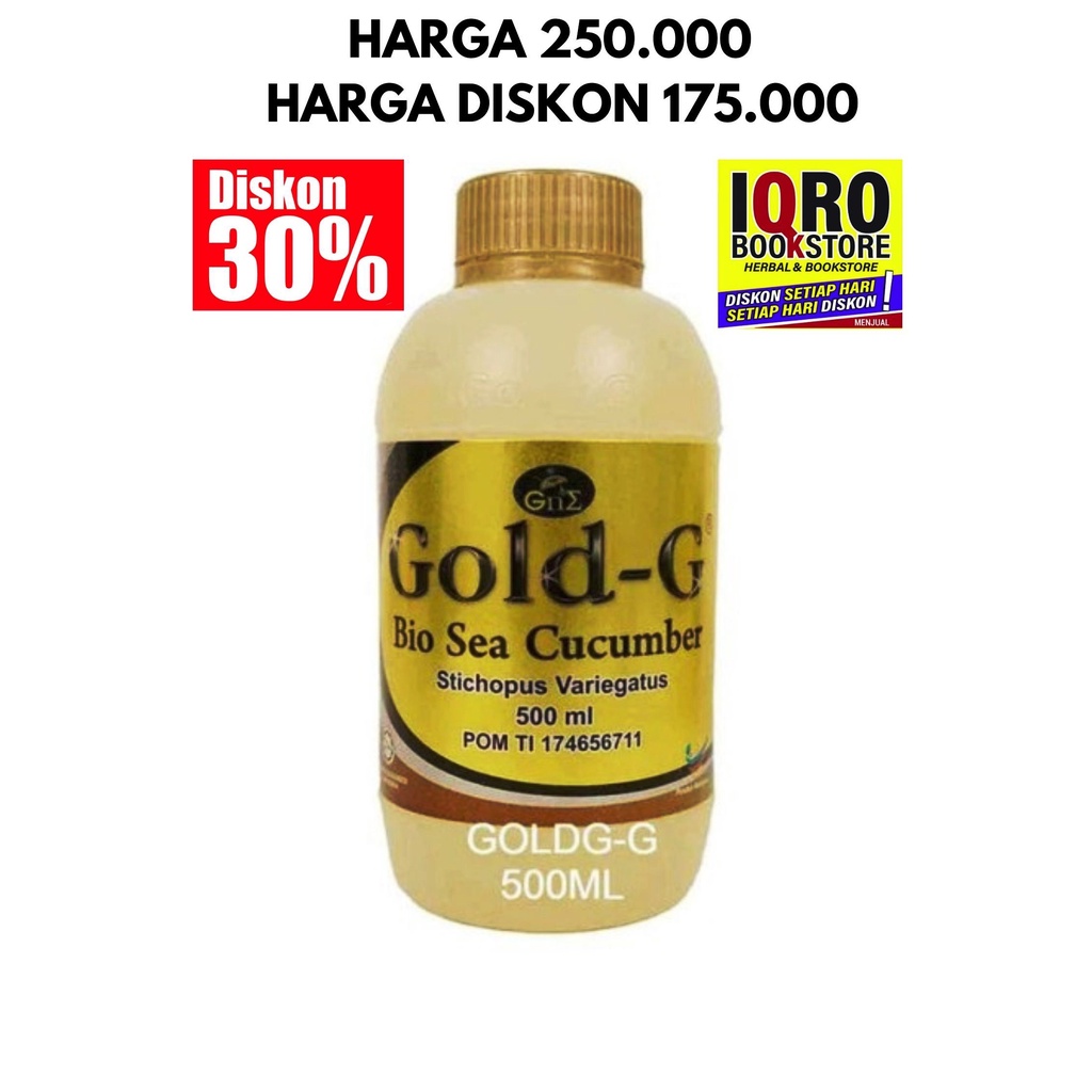 

JELLY GAMAT GOLD G GNE ORIGINAL 500ML BESAR SEA CUCUMBER