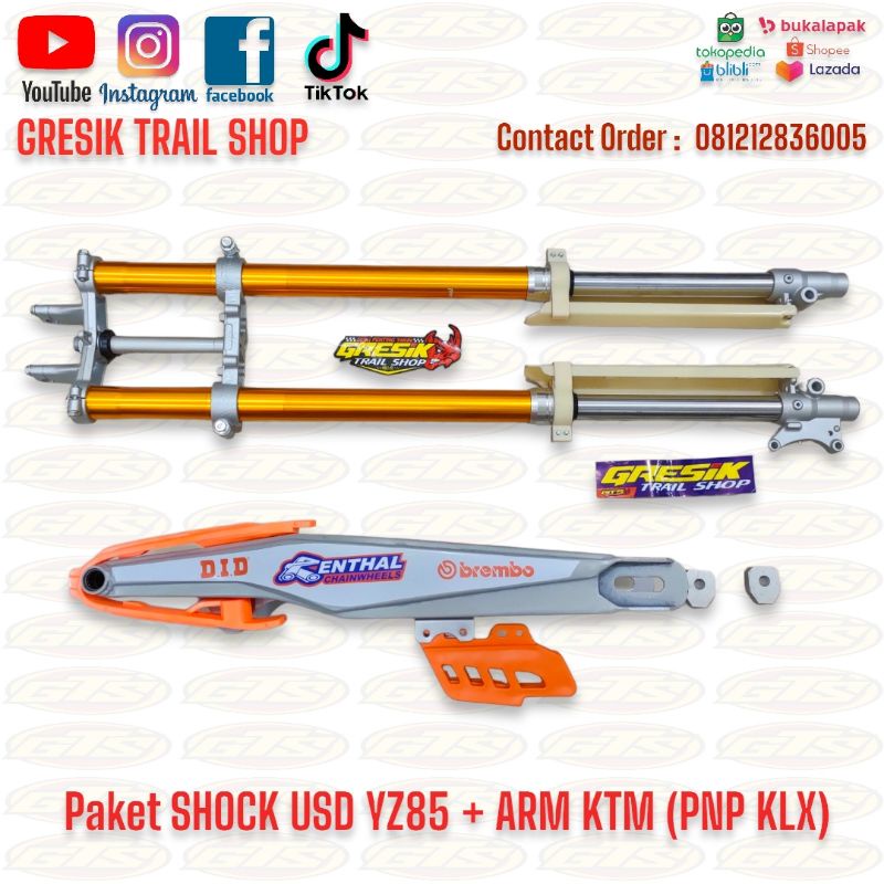 PAKET USD YZ85 + ARM KTM PNP KE KLX