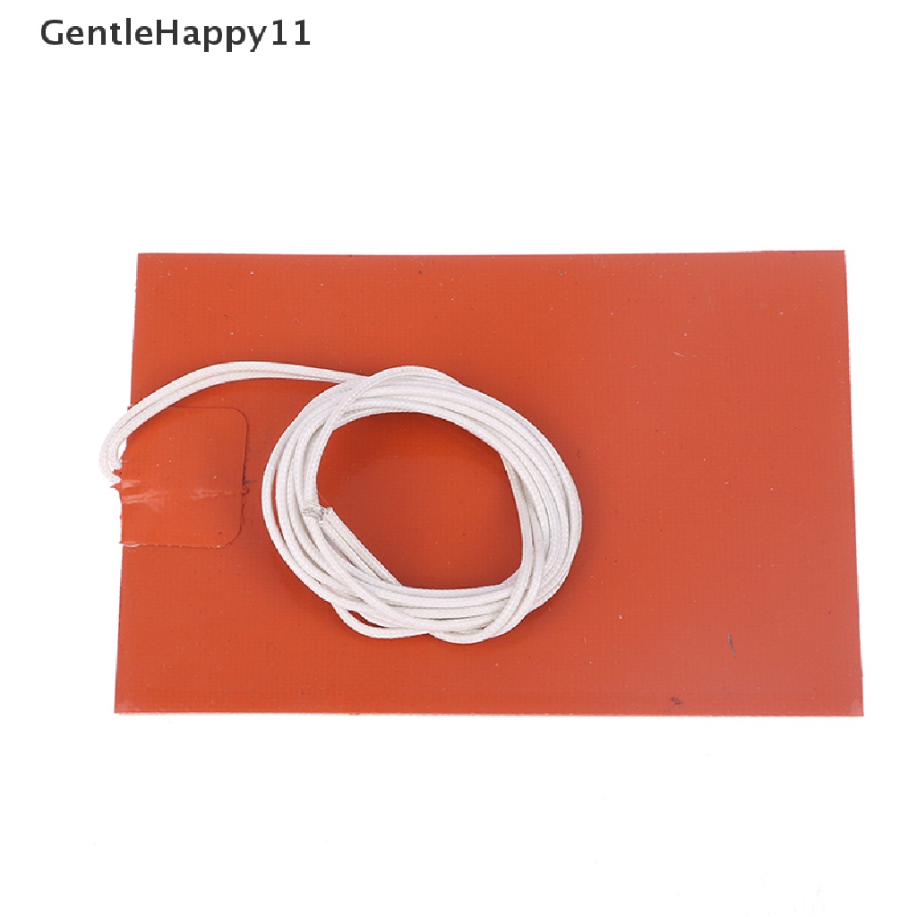 Gentlehappy 300W 110V 10x15cm Alas Pemanas Silikon Oli Mesin Rubber Heag Mat Warming id