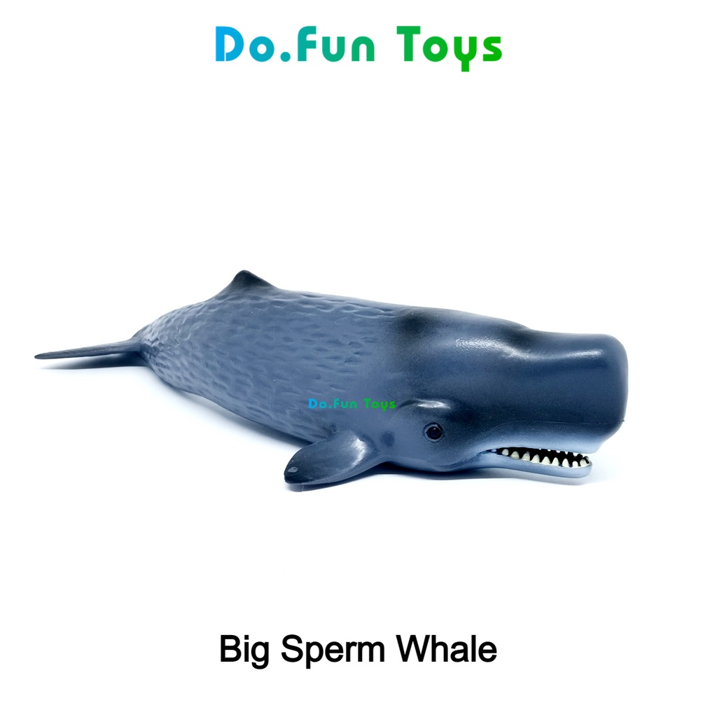 Animal Figurine | BIG SPERM WHALE / Mainan Miniatur Paus Sperma Besar