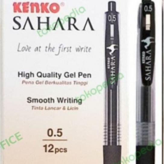 

SALE pulpen gel Kenko Sahara 0,5 sedus (12Pcs) seperti Pulpen saraza zebra