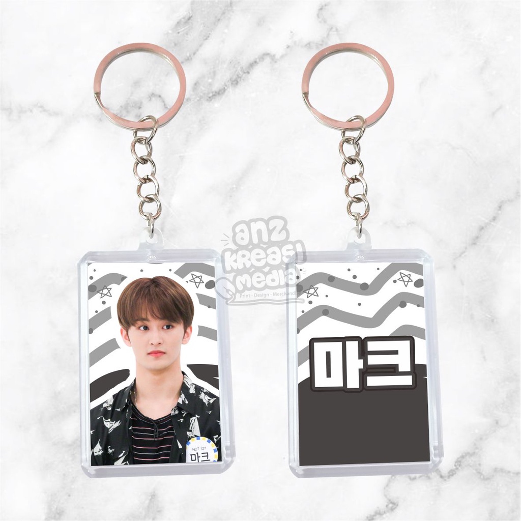 (READY STOCK) GANTUNGAN KUNCI AKRILIK - NCT 127 MEMBER (DESAIN BY ANZKREASIMEDIA)