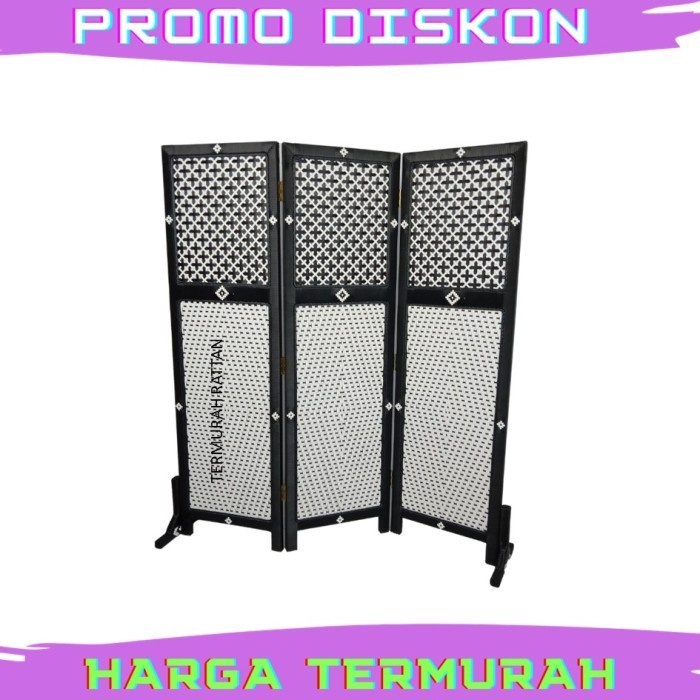 Sketsel Rotan Sintetis / Alonzo Sketsel Panel Pembatas Ruangan
