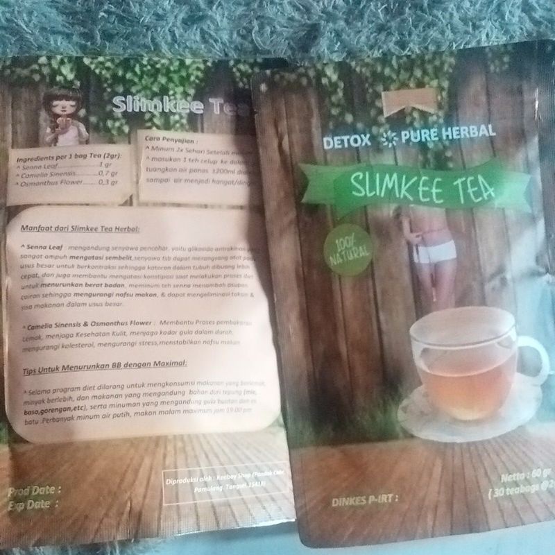 

detox pure herbal slimkee tea