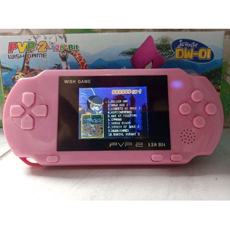 pvp2 128bit game sega, layar jernih