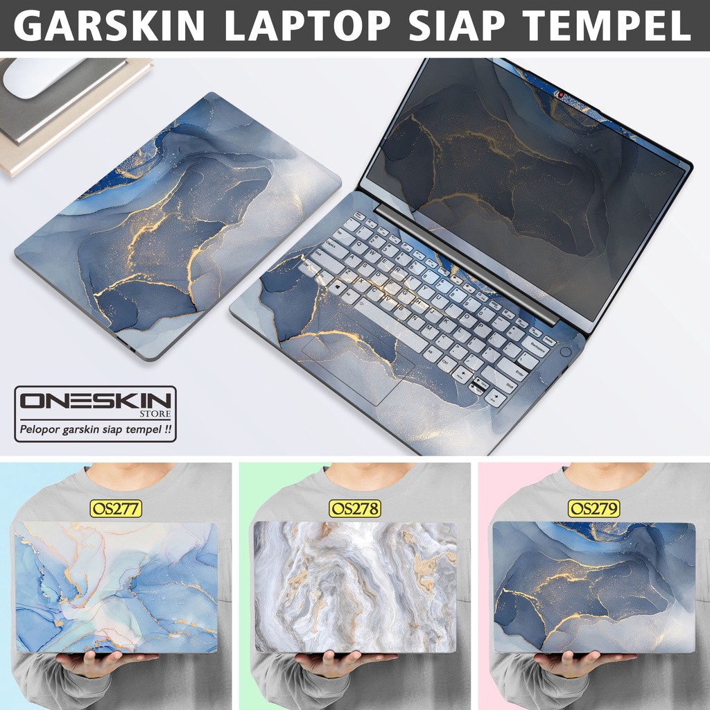 Garskin Sticker Laptop Protector Macbook Full Body Bottom Bezel Palmrest Skin Marble Granite