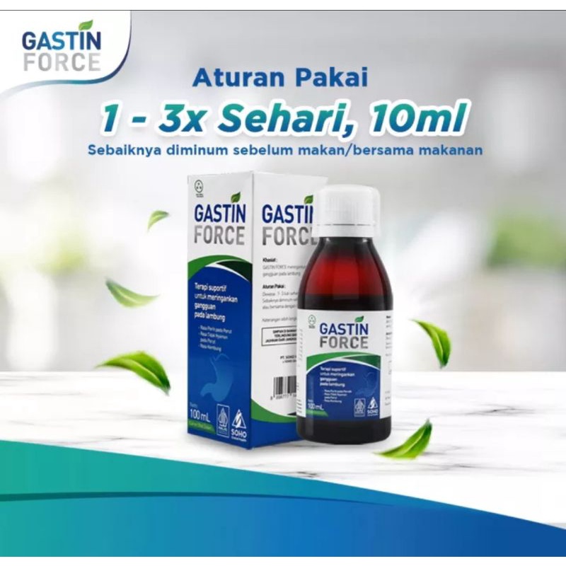 SOHO Gastin Force Sirup untuk GERD asam lambung herbal rekom dokter